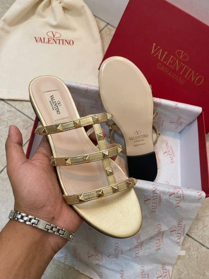 VALENTINO STUDDED SLIDES