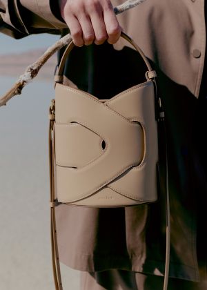 POLENE NUMERO UN MINI LEATHER BUCKET BAG