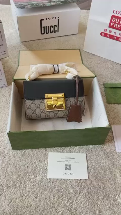 GG PADLOCK SLING BAG