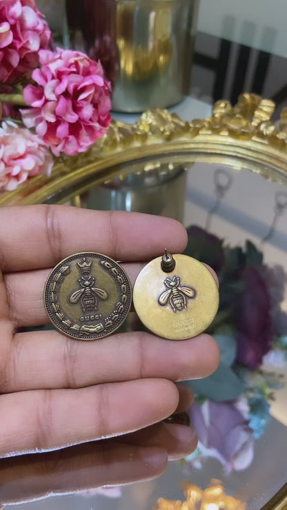 GG TRIBAL COIN EARRINGS