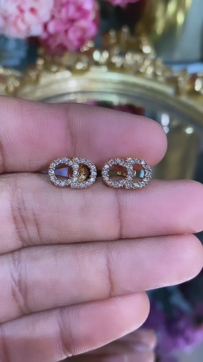 CD MINI DIAMOND STUDS