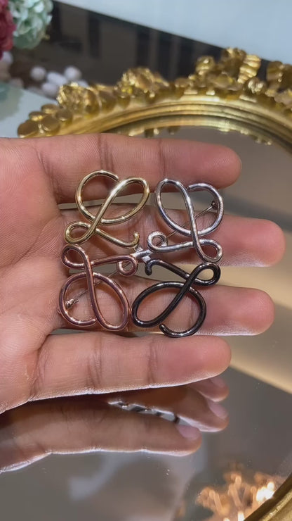 Low Gold Brooch