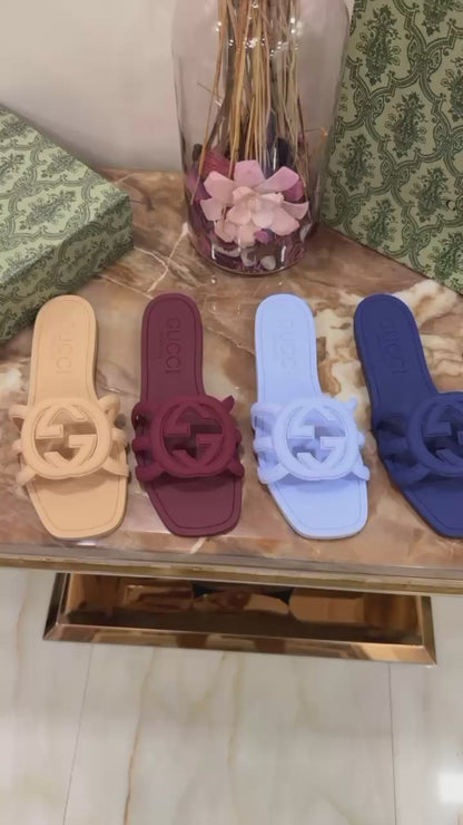 LIMITED EDITION GG SILICONE SLIDES
