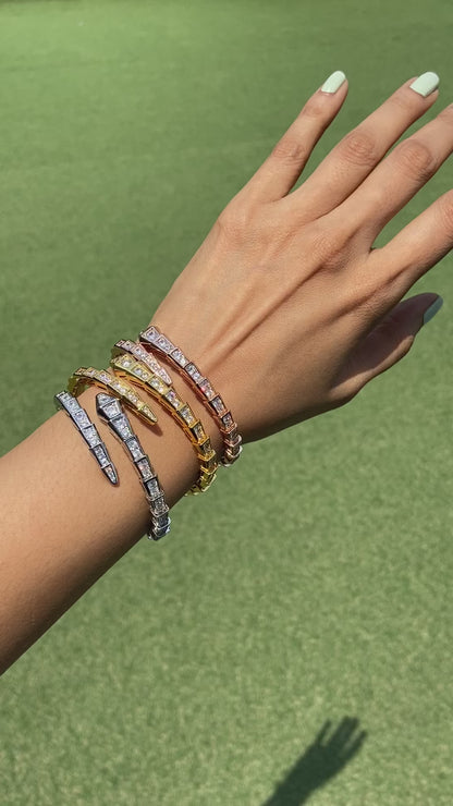 Snake Twist DIAMOND BRACELET (Single)