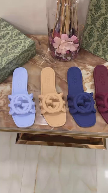 LIMITED EDITION GG SILICONE SLIDES