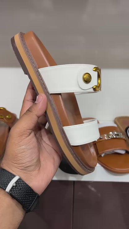 CEL TWO STRAP SLIDES