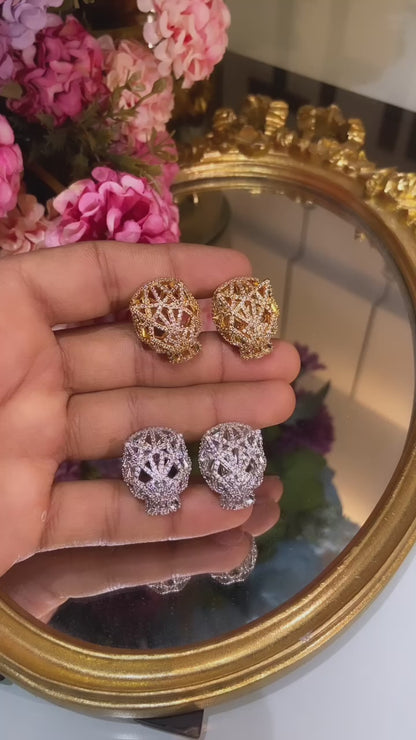 Statement Panther Earrings