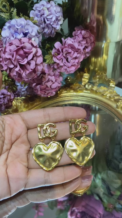 DG HEART EARRING