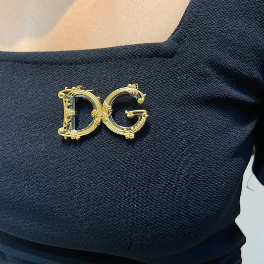 DG Gold Brooch