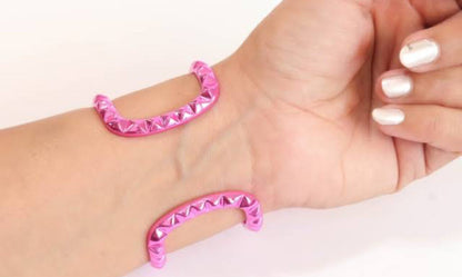 V Pink/Purple cuff -Adjustable