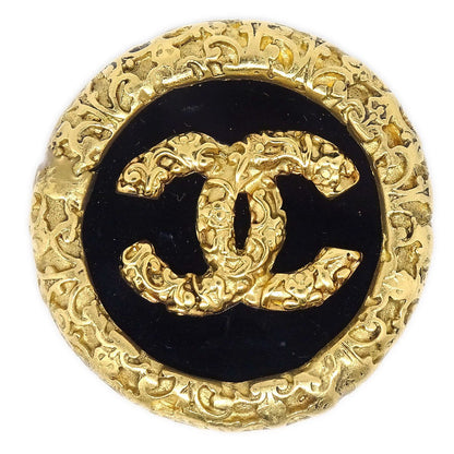 CC BLACK GOLD VINTAGE BROOCH