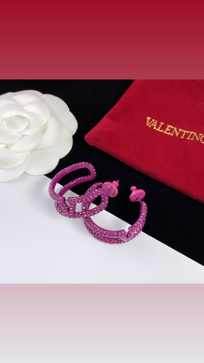 Val purple/pink  hoops