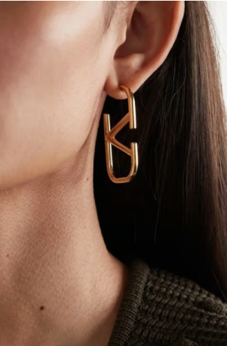 Val Gold hoops