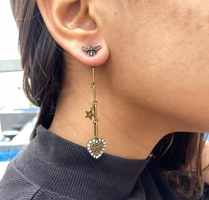 LINK CHAIN CD EARRING